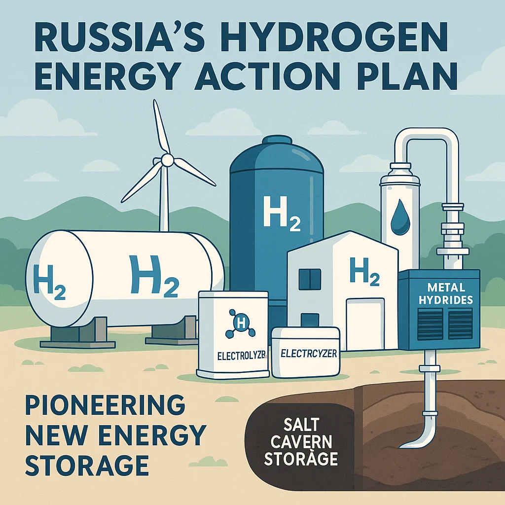 Hydrogen Energy Development in Russia: The Role of Storage Solutions in the 2024 Action Plan